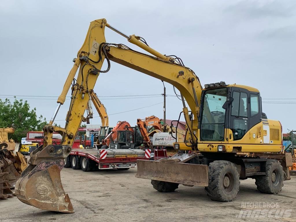 Komatsu PW 140-7 Ratasekskavaatorid