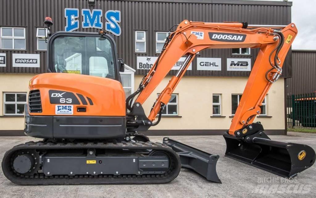 Doosan DX 63-3 Miniekskavaatorid < 7 t