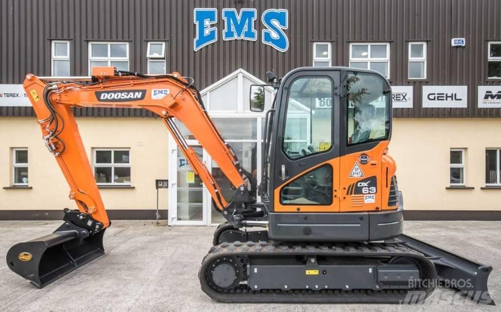 Doosan DX 63-3 Miniekskavaatorid < 7 t
