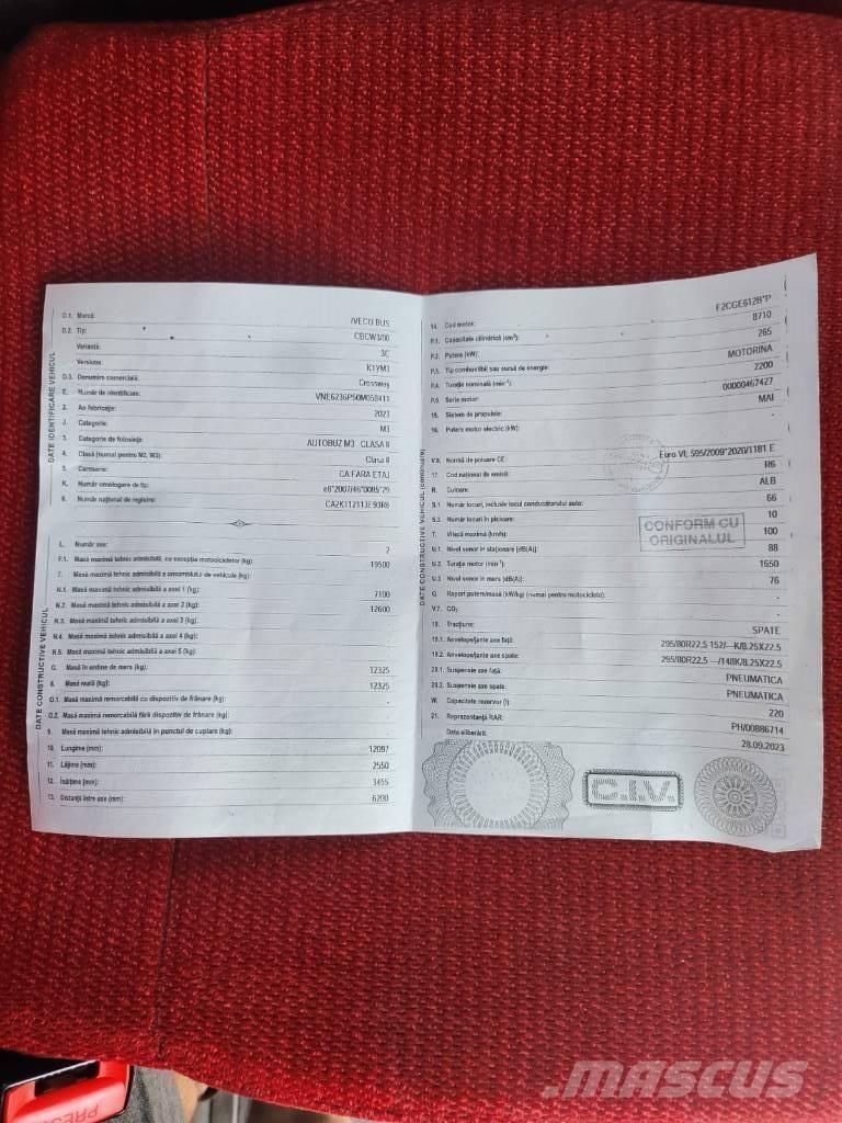 Iveco Crossway Linnadevahelised bussid