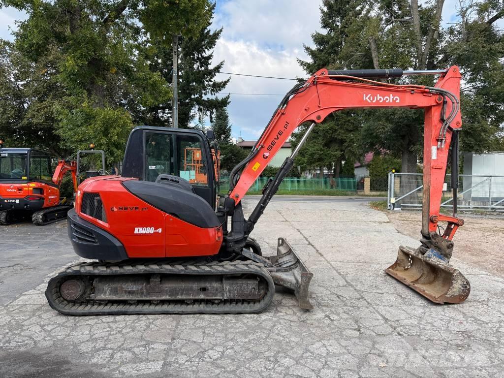 Kubota KX 080-4 Väikeekskavaatorid 7t-12t