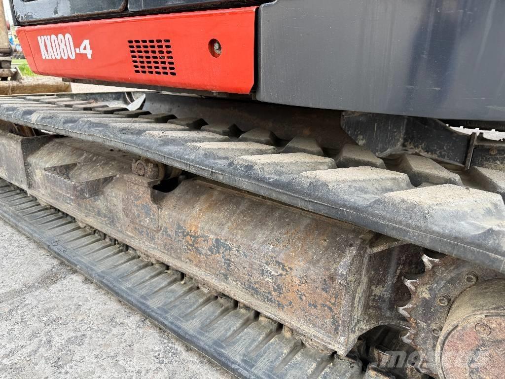 Kubota KX 080-4 Väikeekskavaatorid 7t-12t