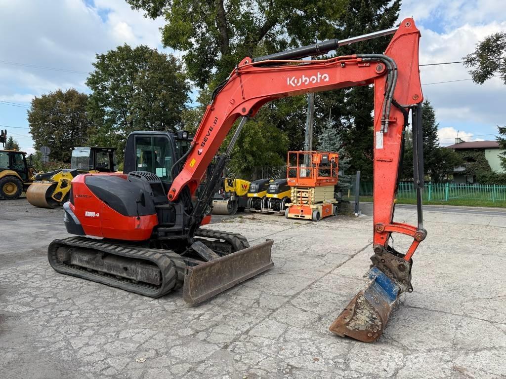 Kubota KX 080-4 Väikeekskavaatorid 7t-12t