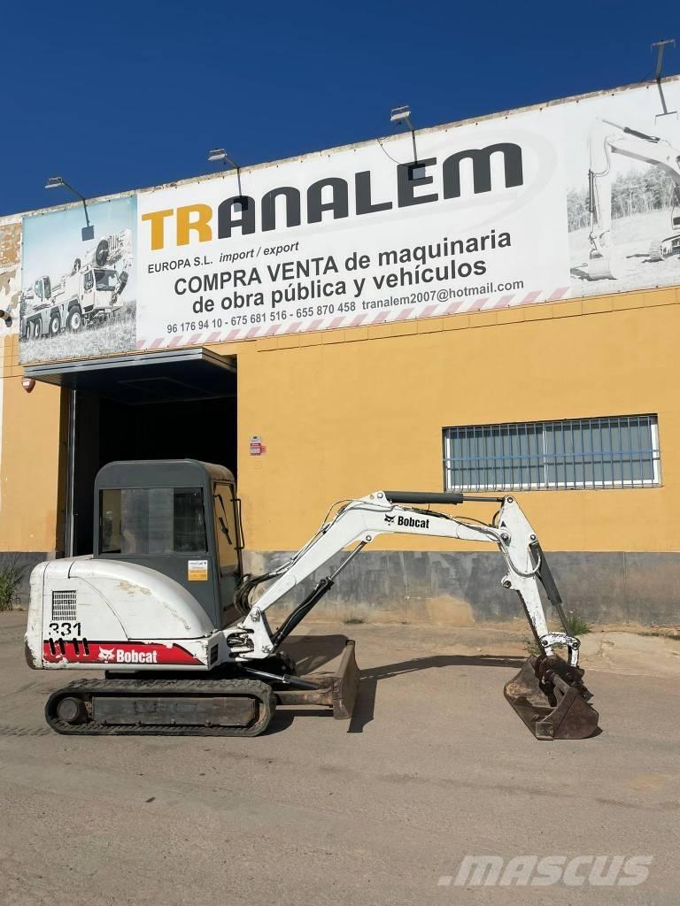 Bobcat 331 Miniekskavaatorid < 7 t