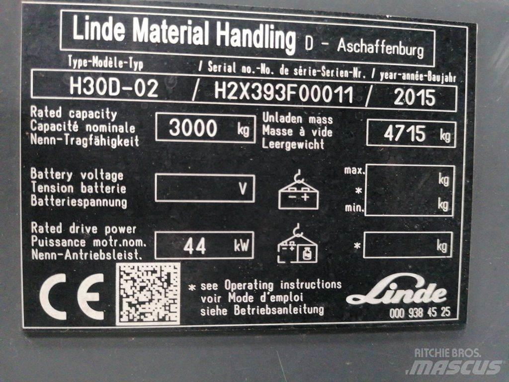 Linde H30D-02 Diiseltõstukid
