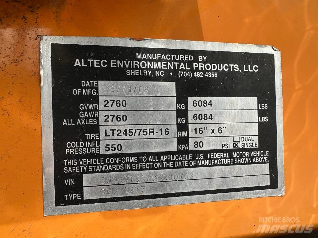 Altec CFD 1217 Hakkeveohaagised