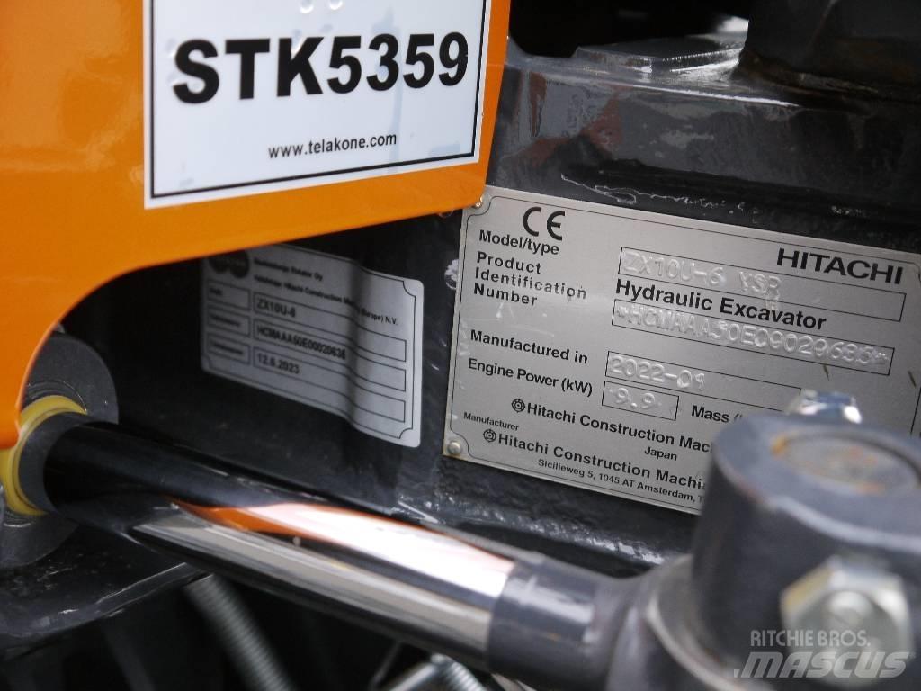 Hitachi ZX 10 U-6 Miniekskavaatorid < 7 t