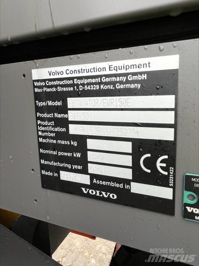 Volvo EWR 150 E Ratasekskavaatorid