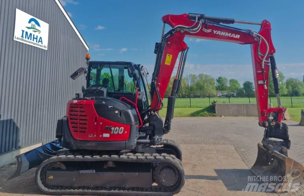 Yanmar SV100 2A-2PB Väikeekskavaatorid 7t-12t