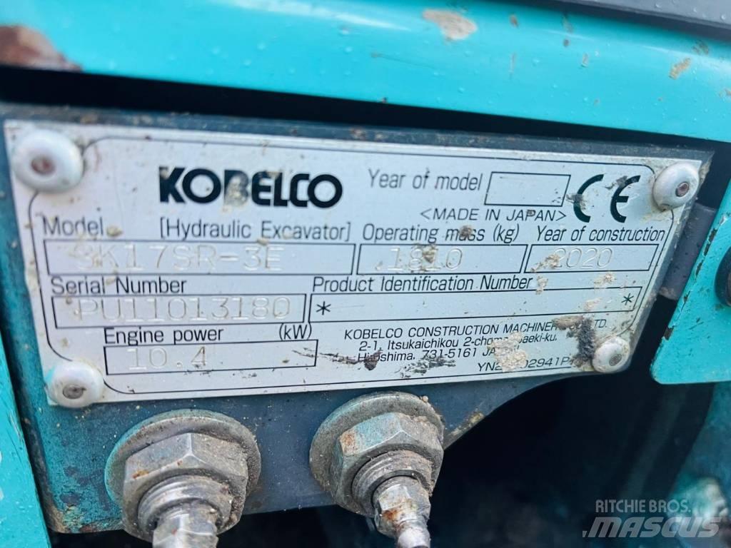Kobelco SK 17 SR-3 Miniekskavaatorid < 7 t