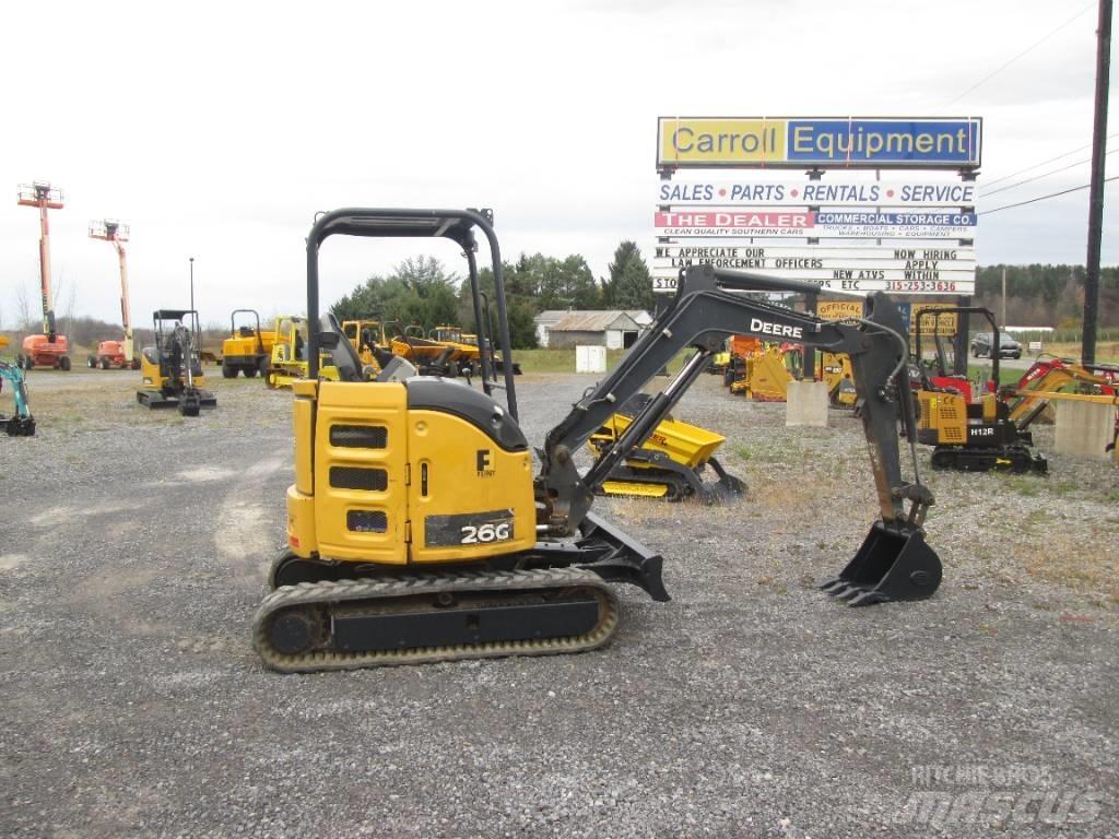 John Deere 26G Miniekskavaatorid < 7 t
