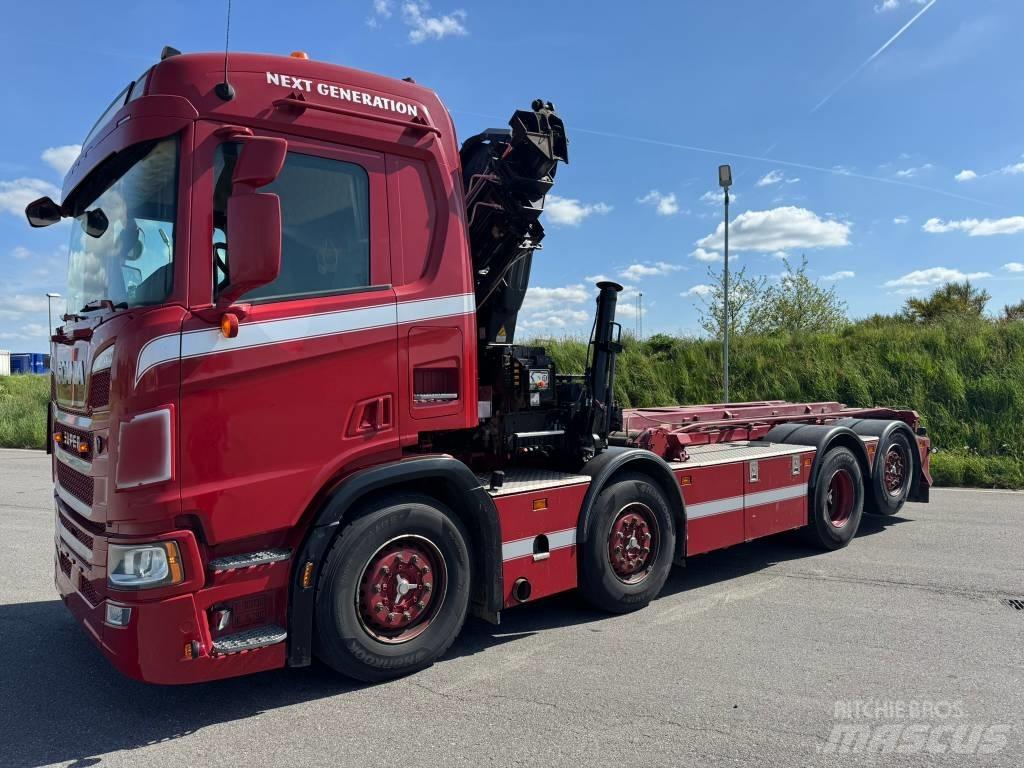 Scania R 500 CB Kraanaga veokid