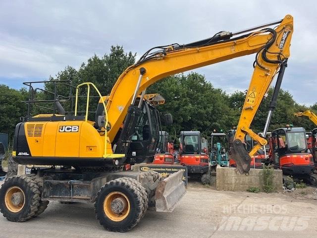 JCB JS 145 W Ratasekskavaatorid