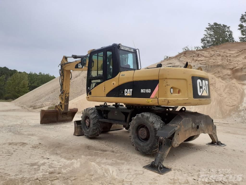 CAT M 316 D Ratasekskavaatorid