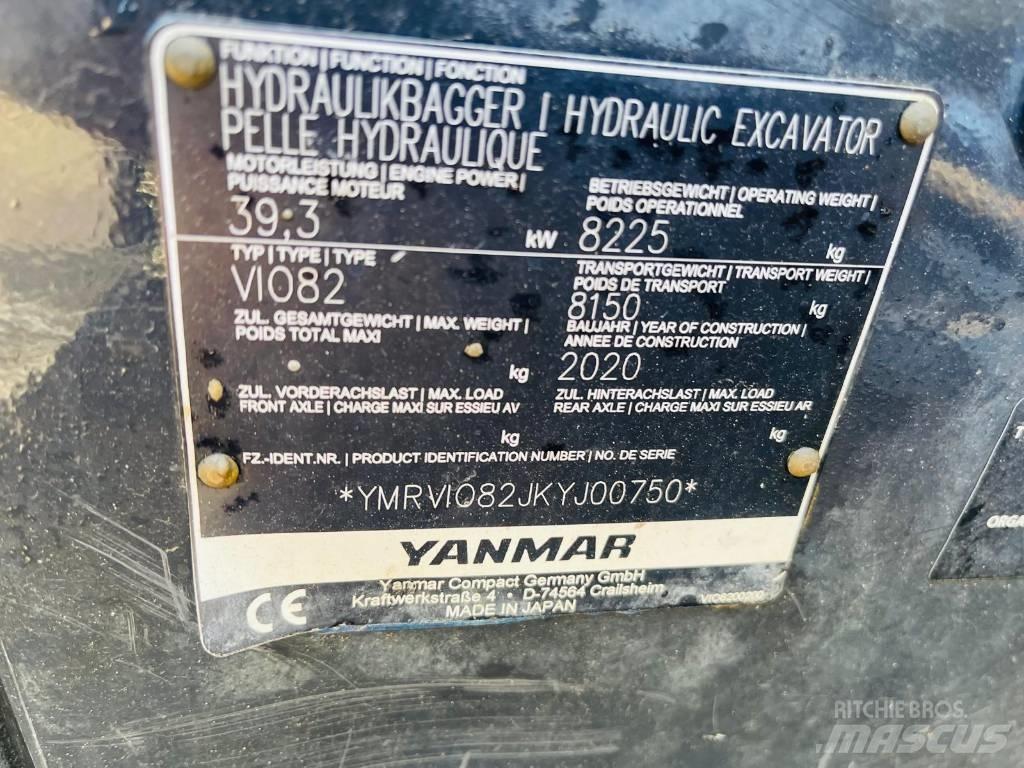 Yanmar Vio 82 Väikeekskavaatorid 7t-12t