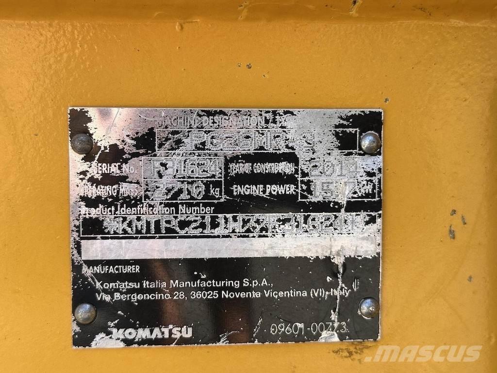 Komatsu PC26MR-3 Miniekskavaatorid < 7 t