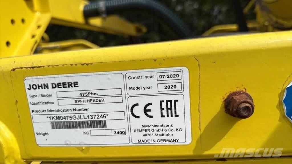 John Deere 8500 0 Harvesterid