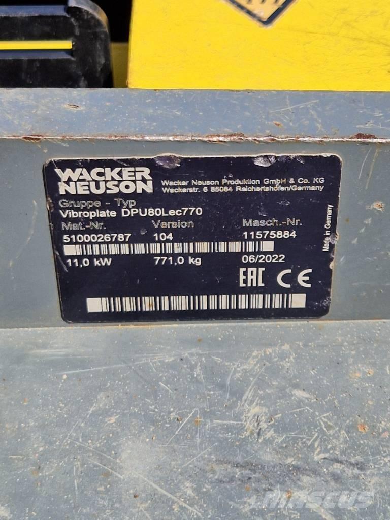 Wacker Neuson DPU 80 Vibraatorid