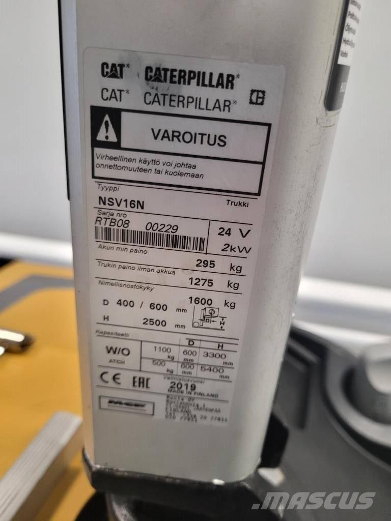 CAT NSV 16N ( MYYTY ) Platvormiga virnastajad