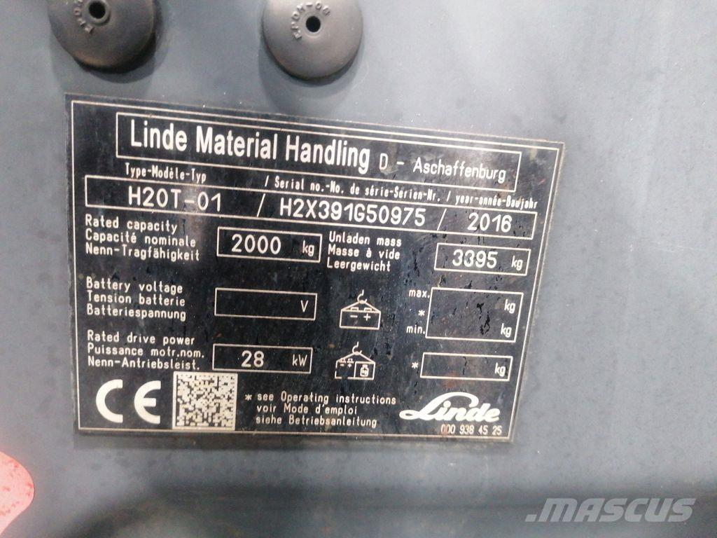 Linde H20T-01 Gaasitõstukid