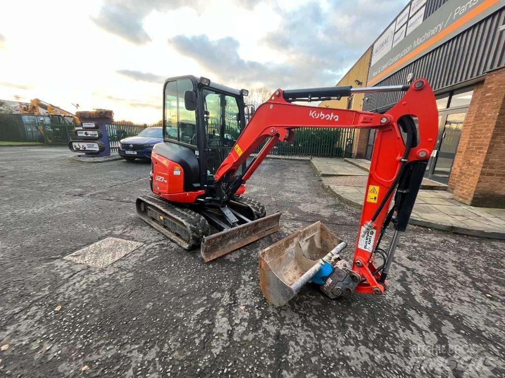 Kubota U 27-4 Roomikekskavaatorid