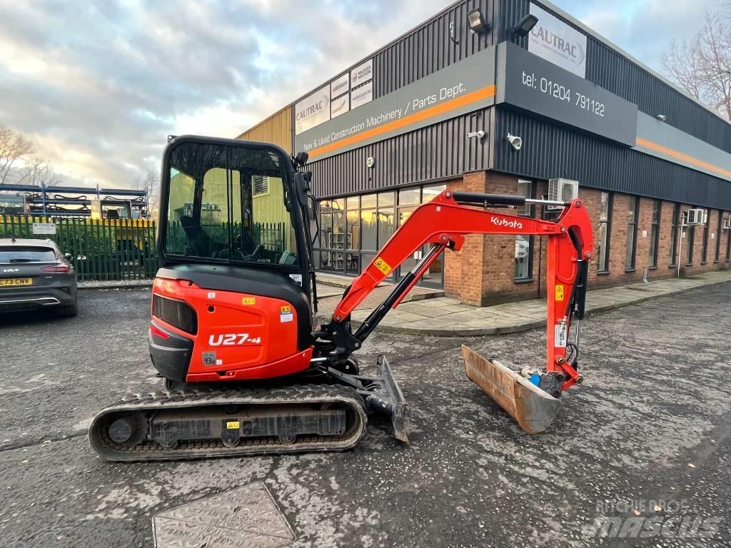 Kubota U 27-4 Roomikekskavaatorid
