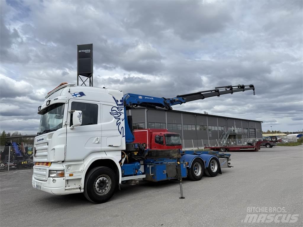 Scania R420 6X2 Kraanaga veokid
