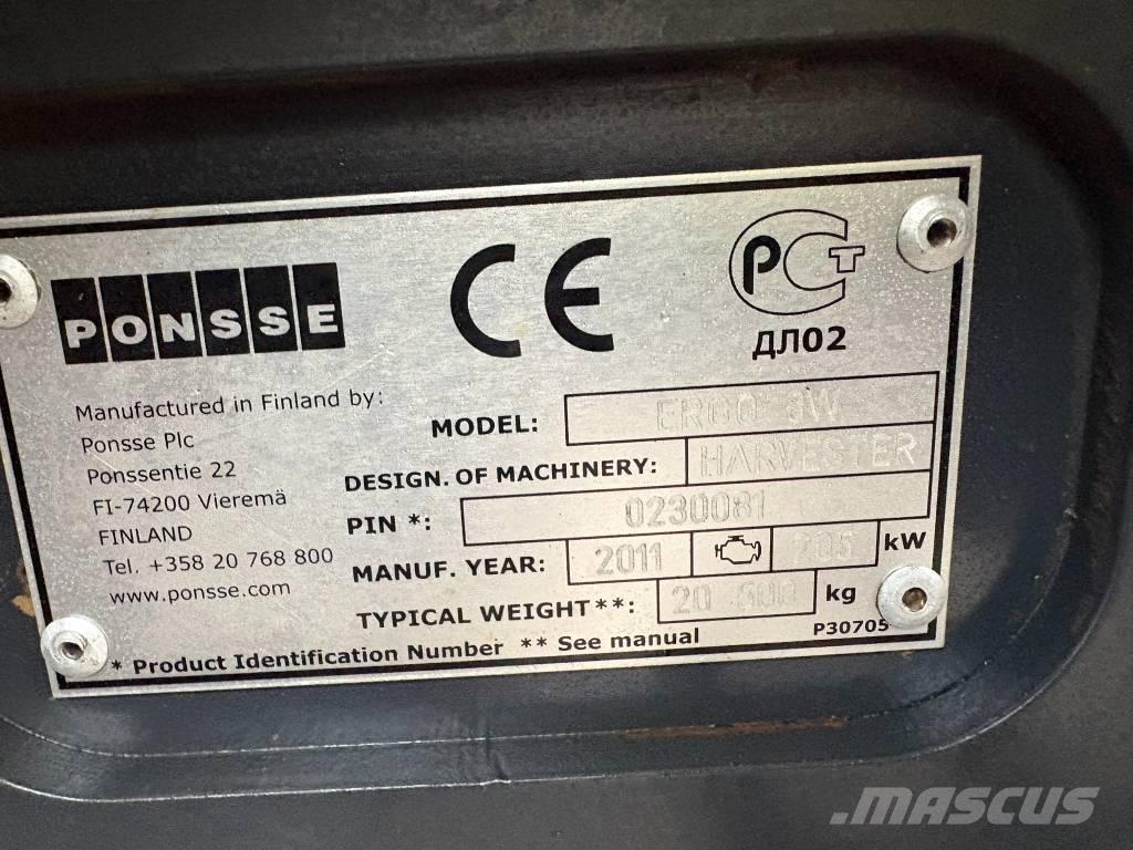 Ponsse Ergo 8W Harvesterid