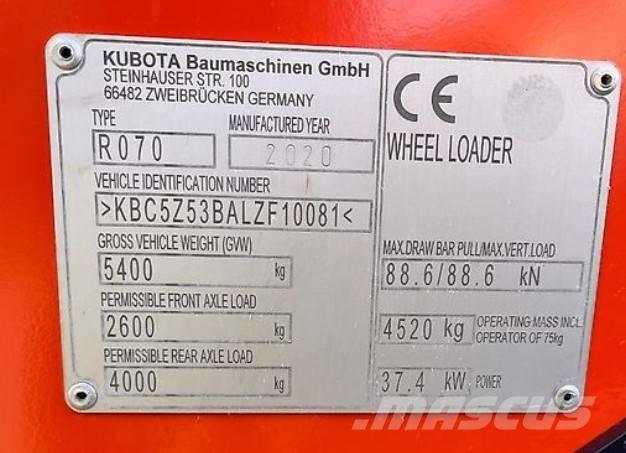 Kubota R 070 Rataslaadurid
