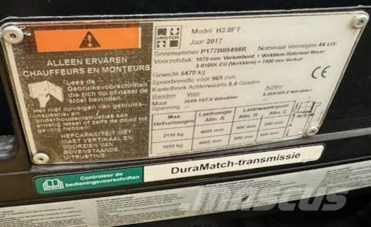 Hyster H 3.0 FT Diiseltõstukid