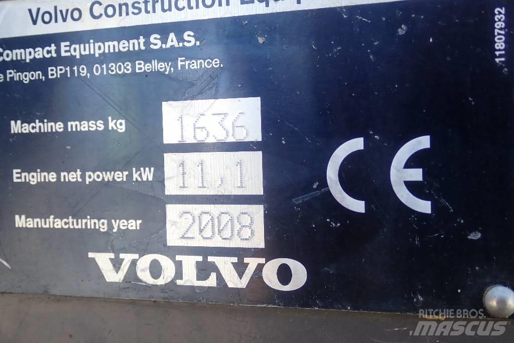Volvo EC 15 B Miniekskavaatorid < 7 t