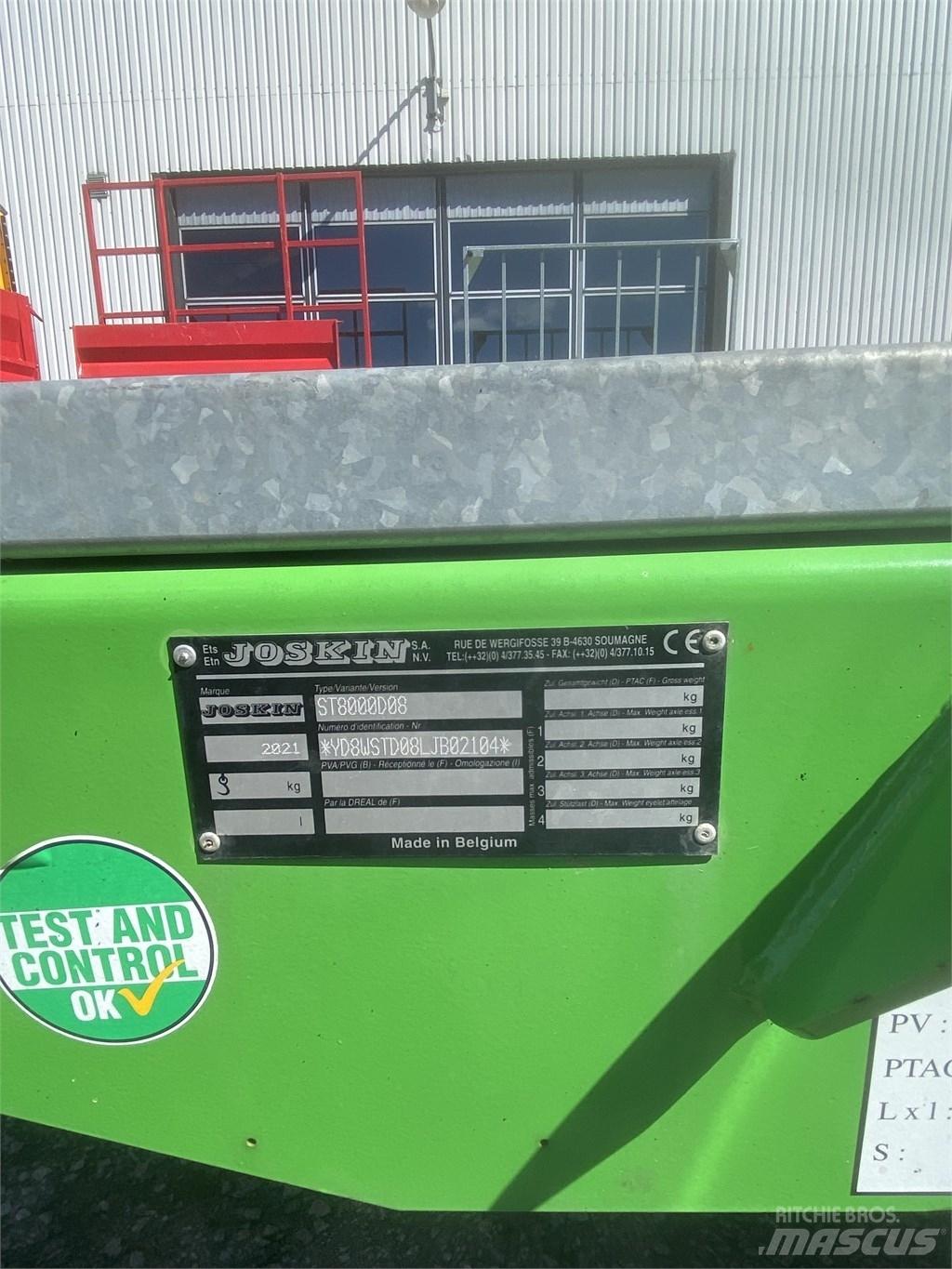 Joskin S80D11 Palliveohaagised