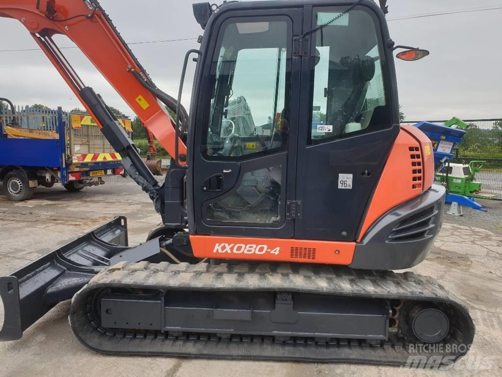 Kubota KX 080-4 Väikeekskavaatorid 7t-12t