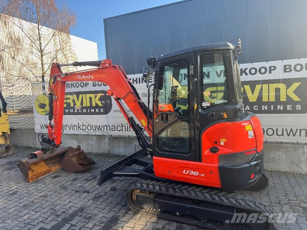 Kubota U 36-4 Miniekskavaatorid < 7 t