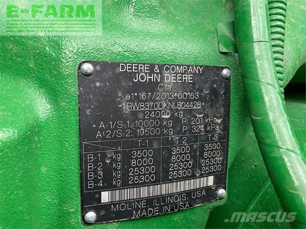 John Deere 8rx370 Traktorid
