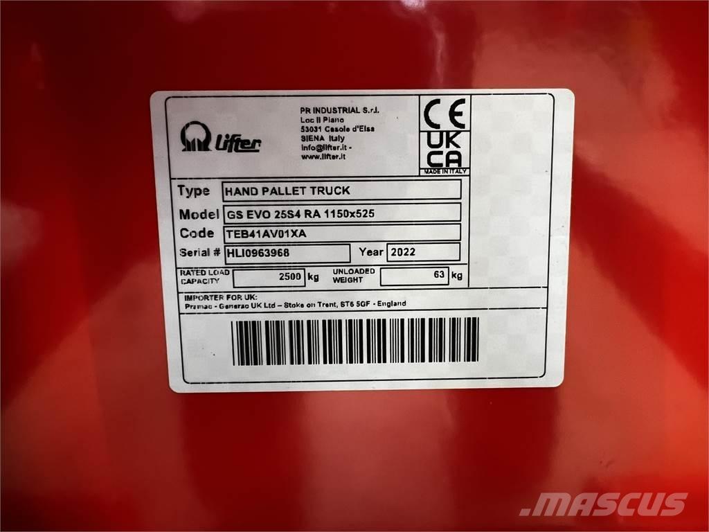 Pramac GS EVO 25 Kahvelkäru