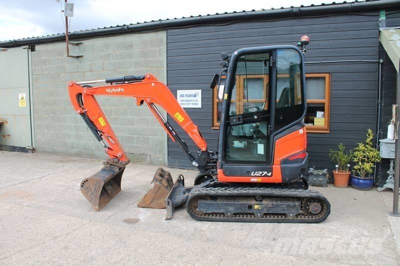 Kubota U 27-4 Miniekskavaatorid < 7 t