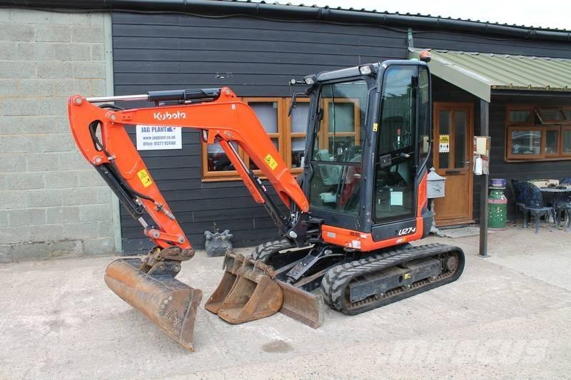 Kubota U 27-4 Miniekskavaatorid < 7 t