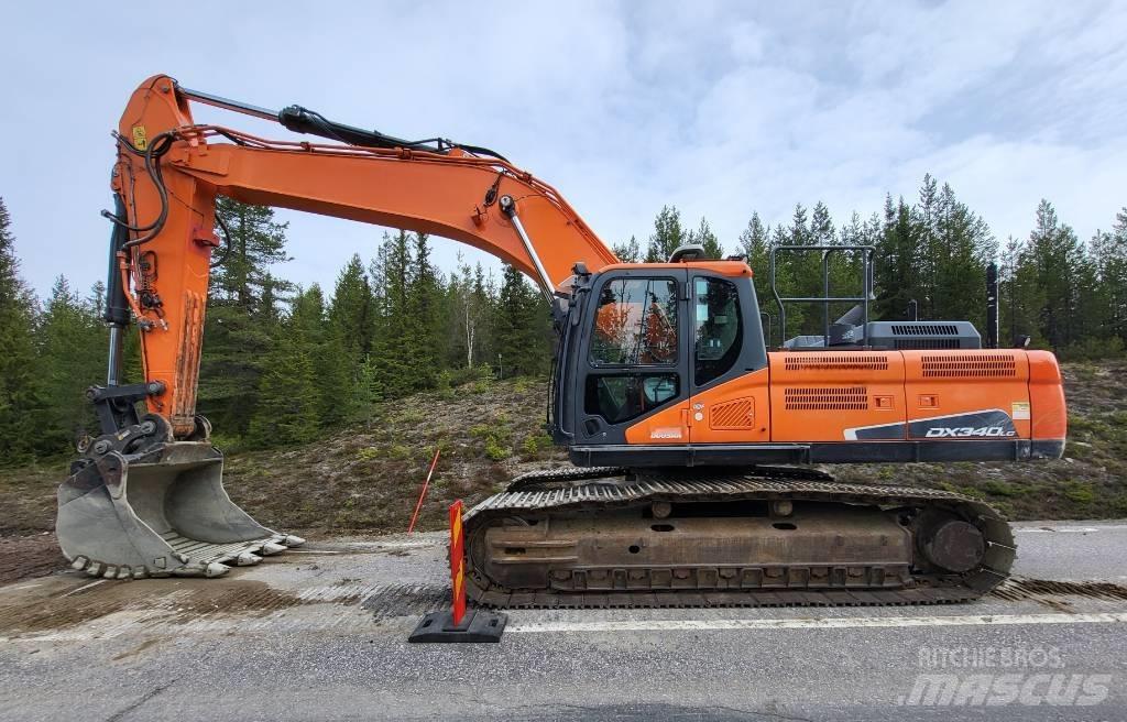 Doosan DX 340 LC Roomikekskavaatorid