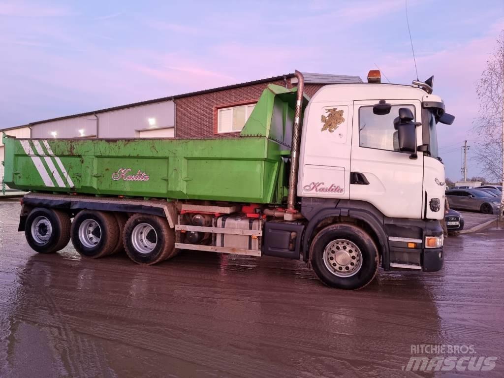 Scania R 480 8X4 Vahetuskastiga tõstukautod