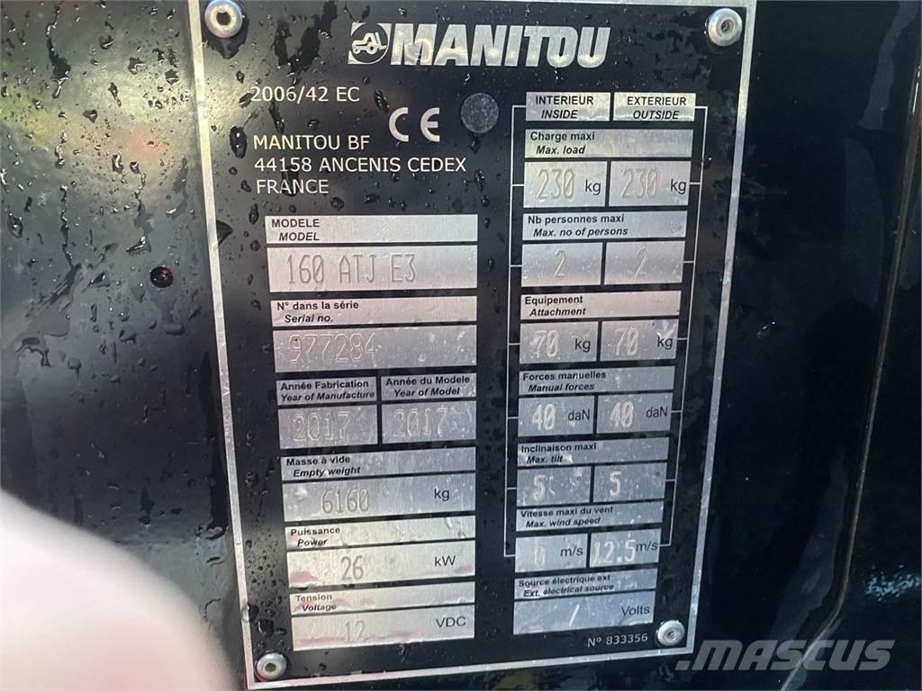 Manitou 160ATJ RC Iseliikuvad poomtõstukid