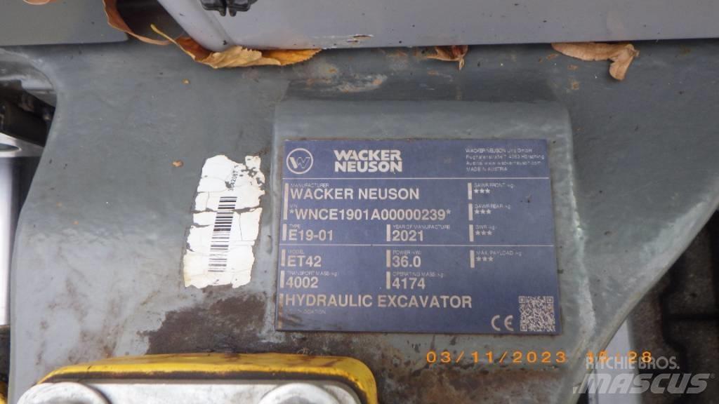 Wacker Neuson ET42 Roomikekskavaatorid