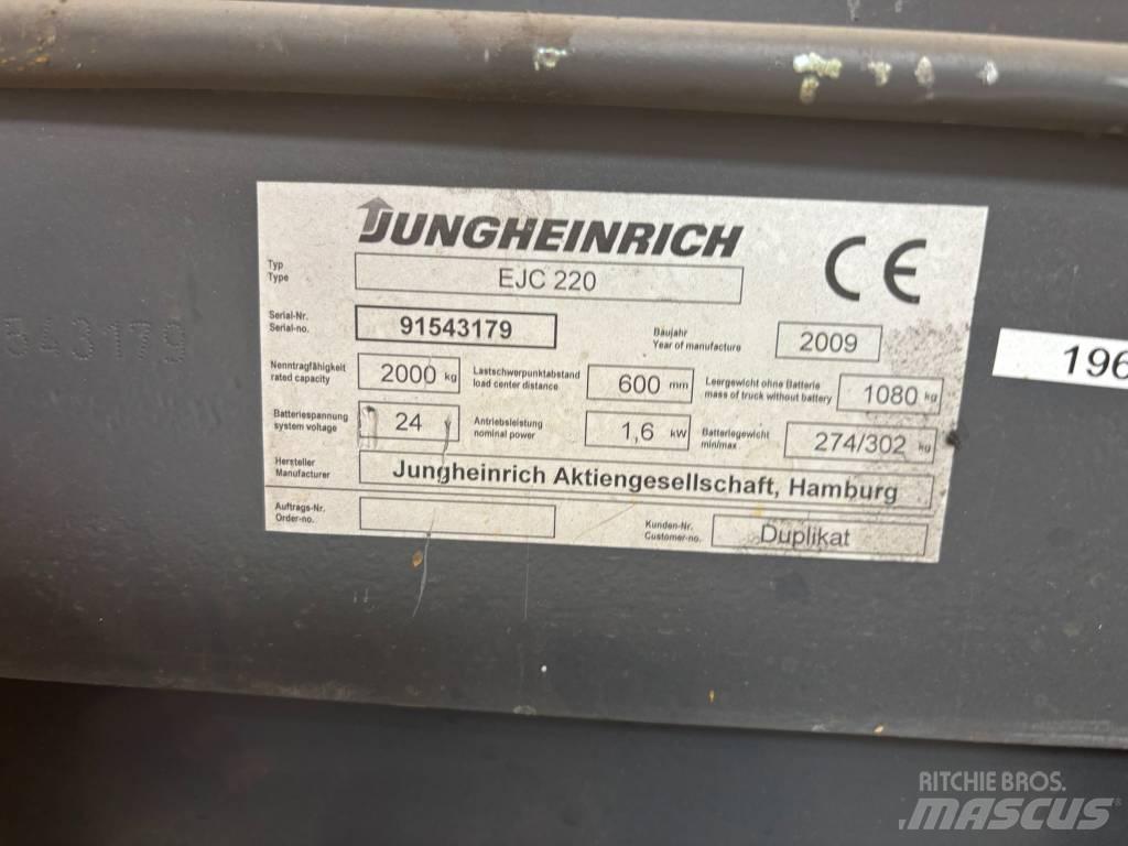 Jungheinrich EJC220 Järelkäidavad virnastajad