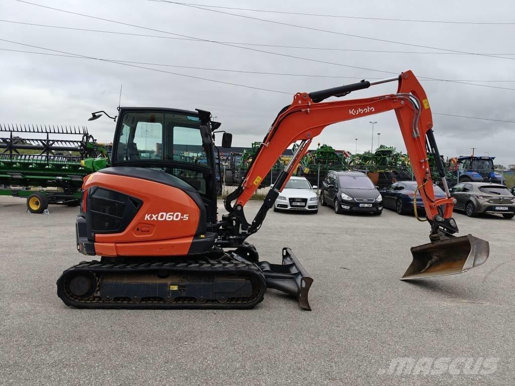 Kubota KX 060-5 Miniekskavaatorid < 7 t