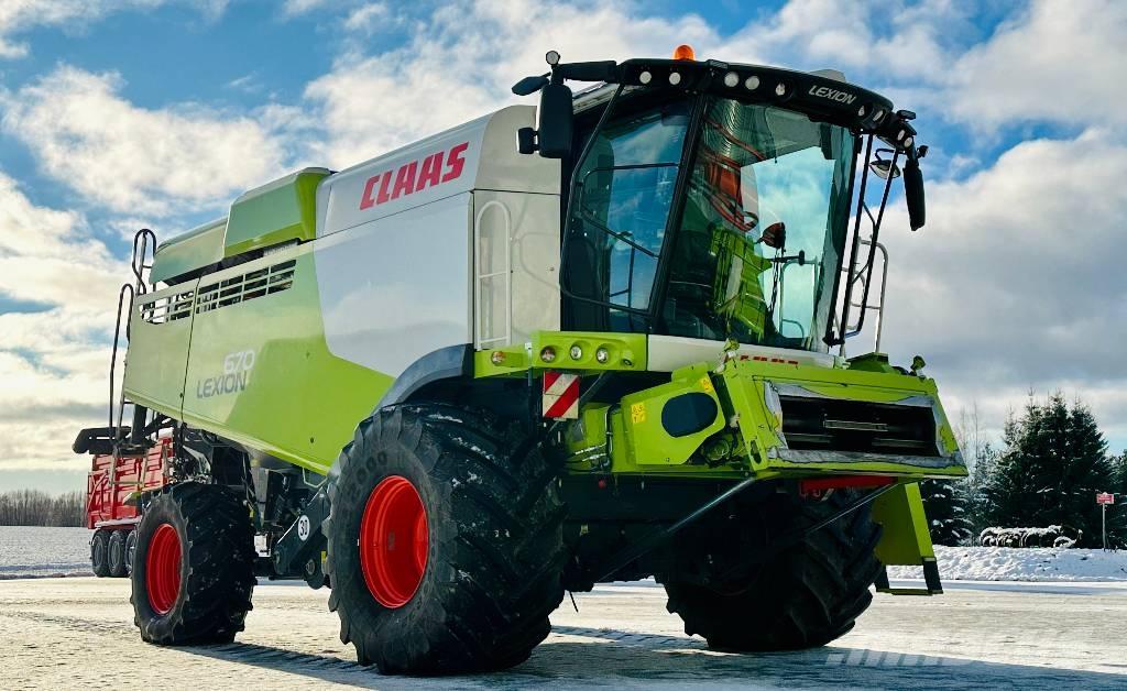 CLAAS Lexion 670 Teraviljakombainid
