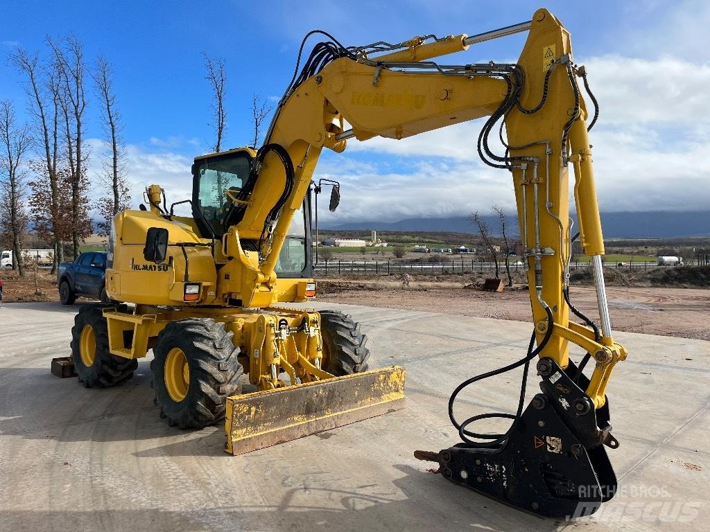 Komatsu PW 98 MR-8 Ratasekskavaatorid