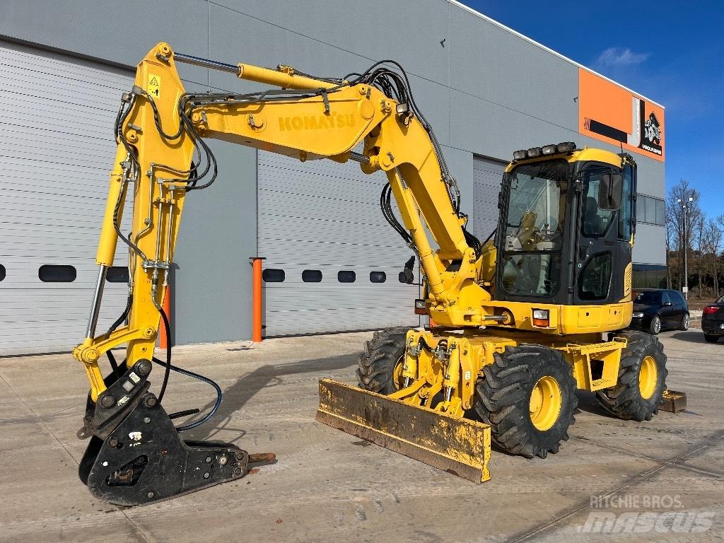 Komatsu PW 98 MR-8 Ratasekskavaatorid