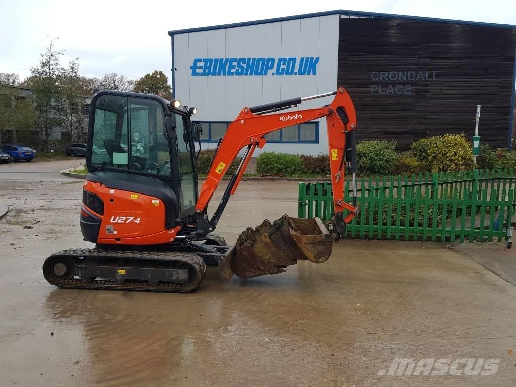 Kubota U27-4 Miniekskavaatorid < 7 t