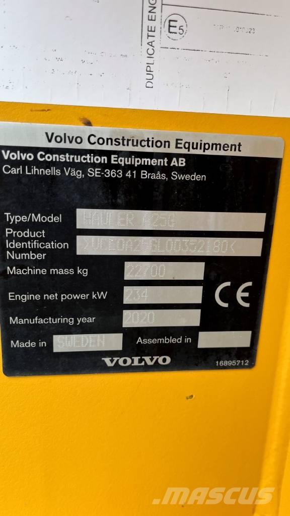 Volvo A25G Karjääriveokid