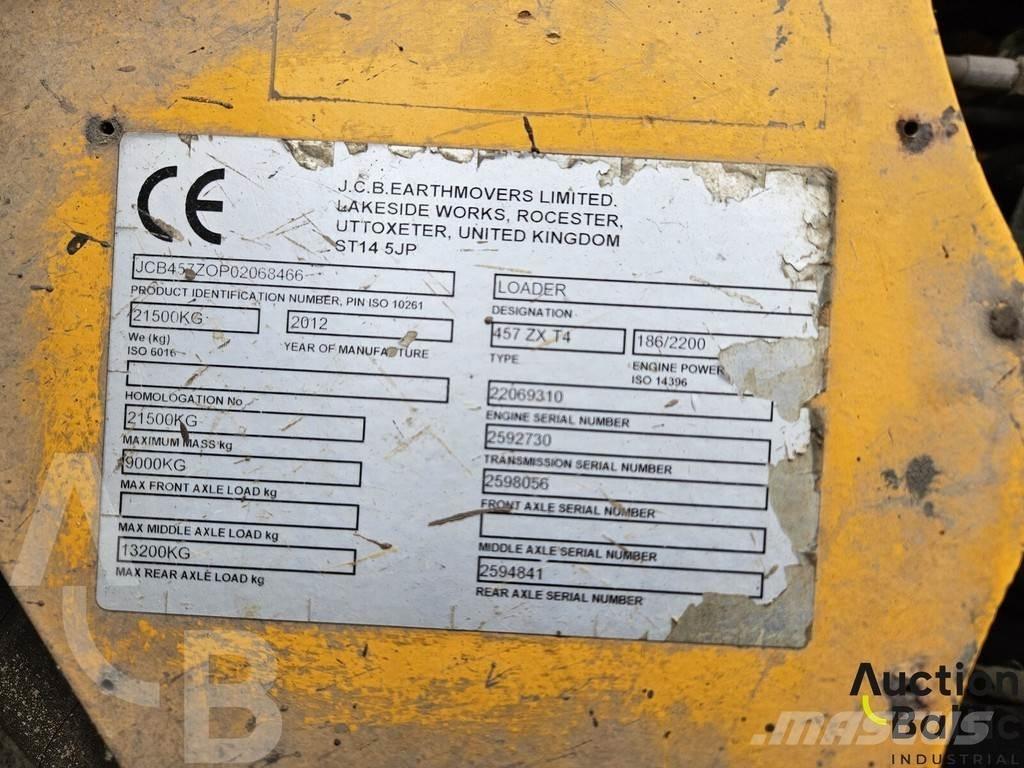 JCB 457 ZX Rataslaadurid